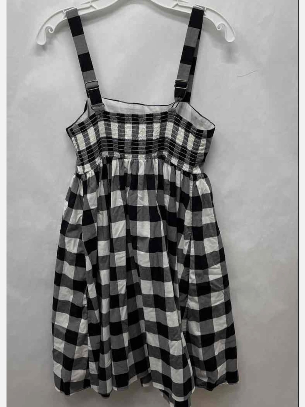 Black and White Gingham Sundress - Picture 4 of 8